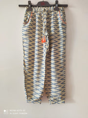 Khaadi girls Tag cut linen summer trousers