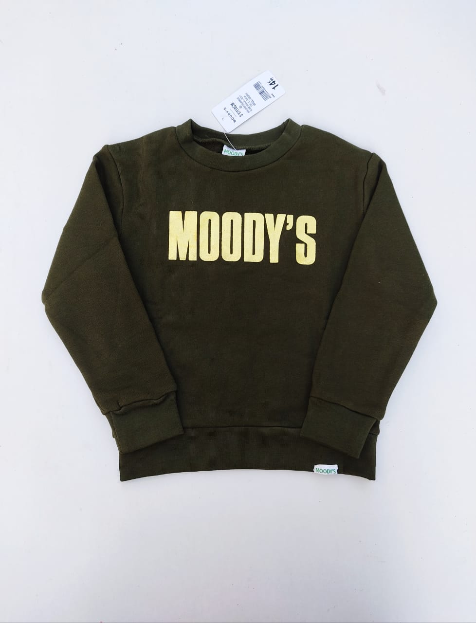 Moody green sweatshirt