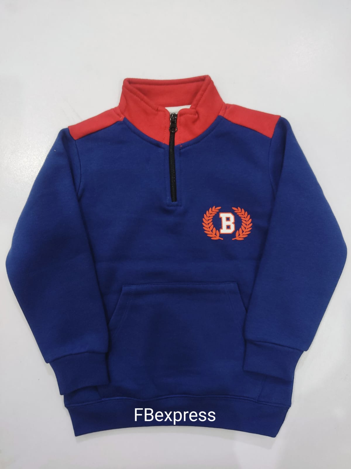 Boys fleece mock neck