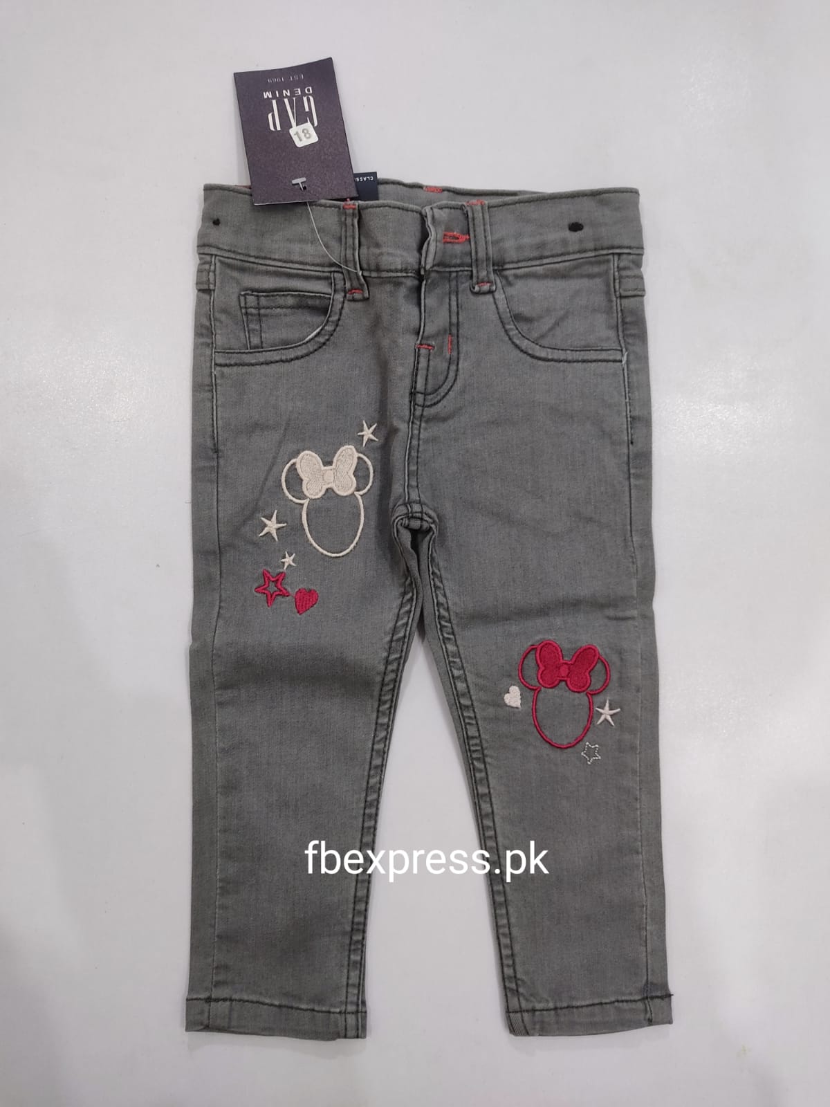 Girls embroidered pants