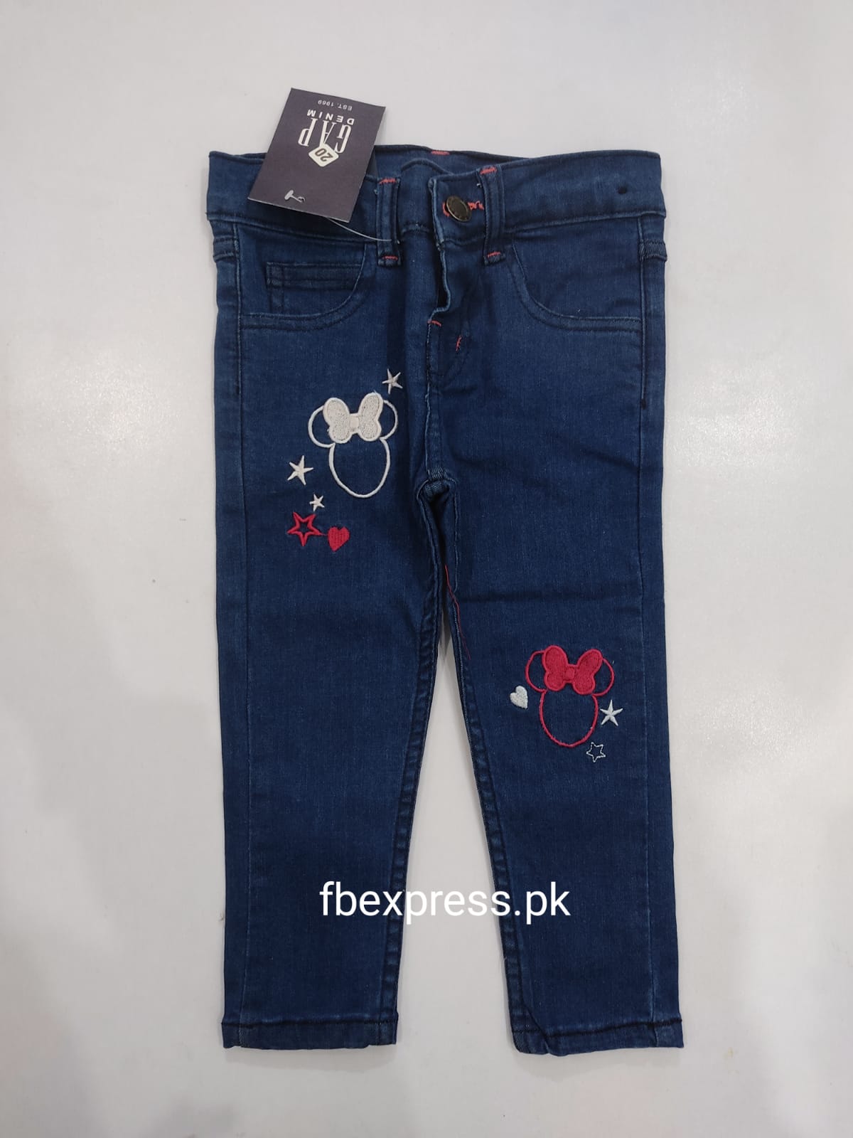 Girls embroidered pants