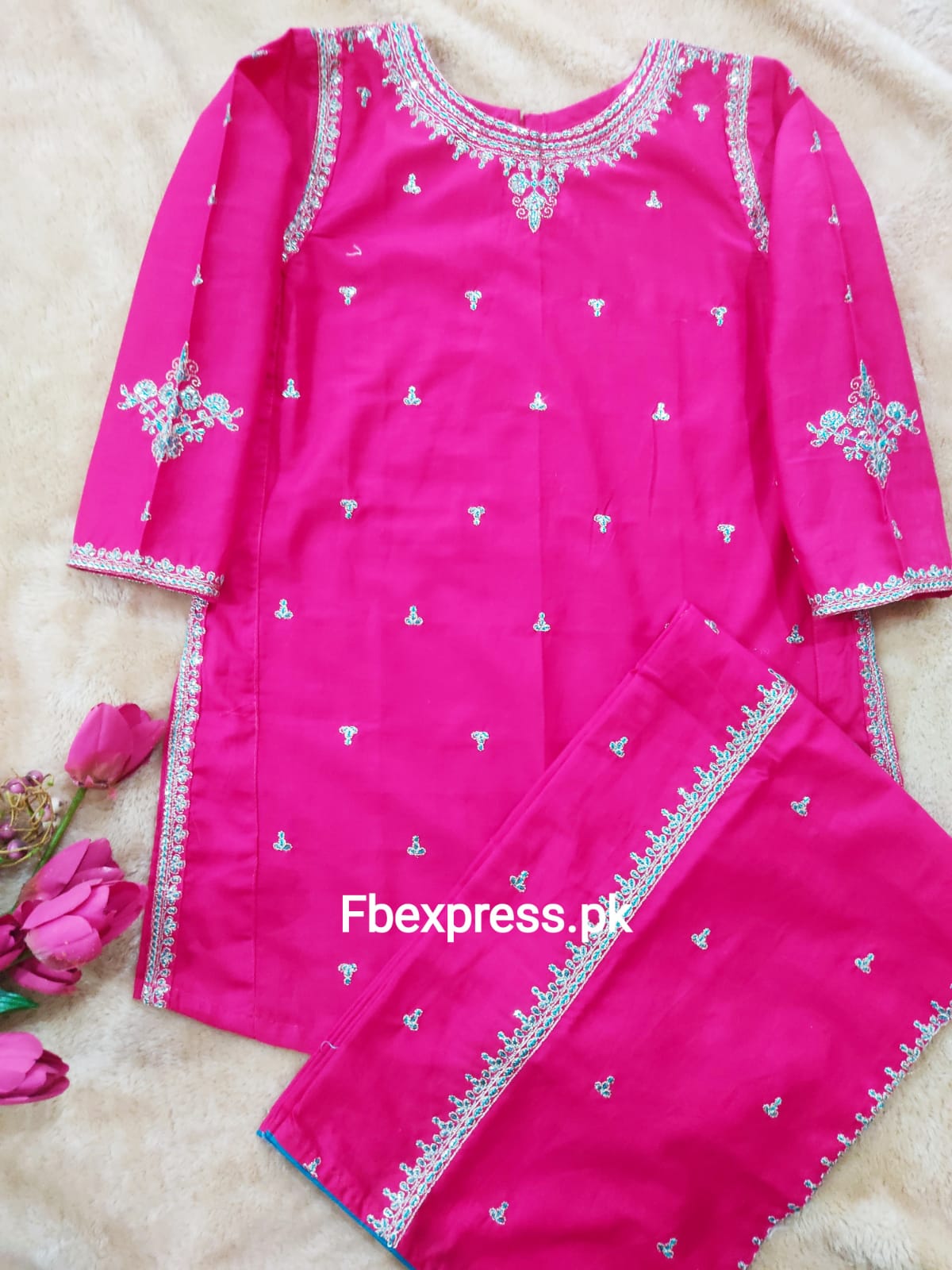 Peru Lawn Embroidered Dress