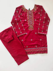 Girls Embroidered Dress