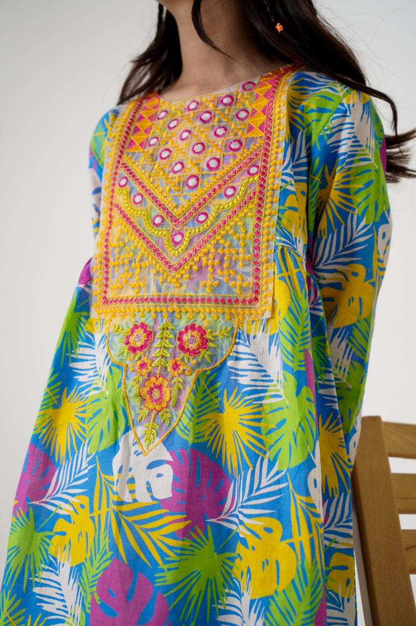 Lilly Lawn Embroidered Dress