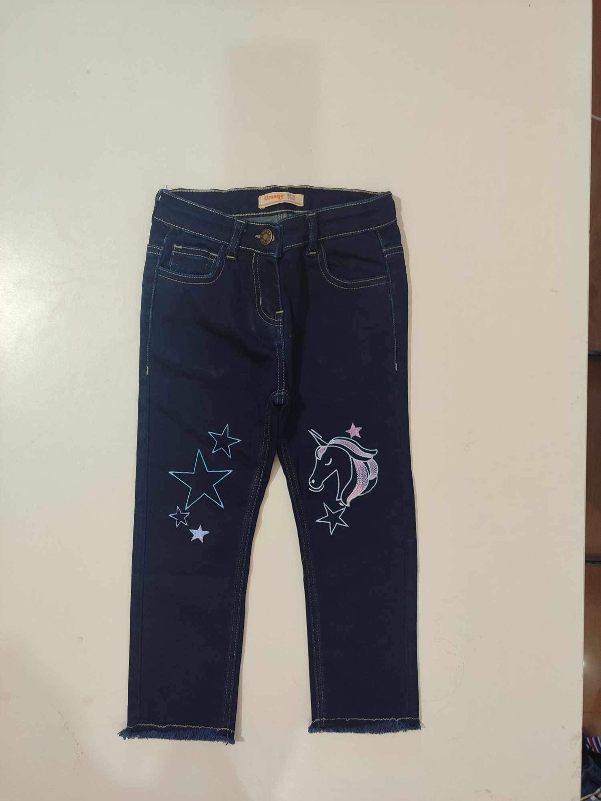 Girls Embroidered Pants