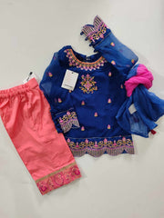 Sapphire 3Pc Dress For Girls