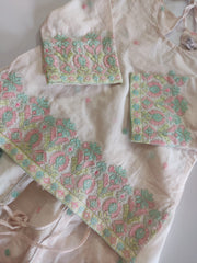 Embroidered Langha For Girls