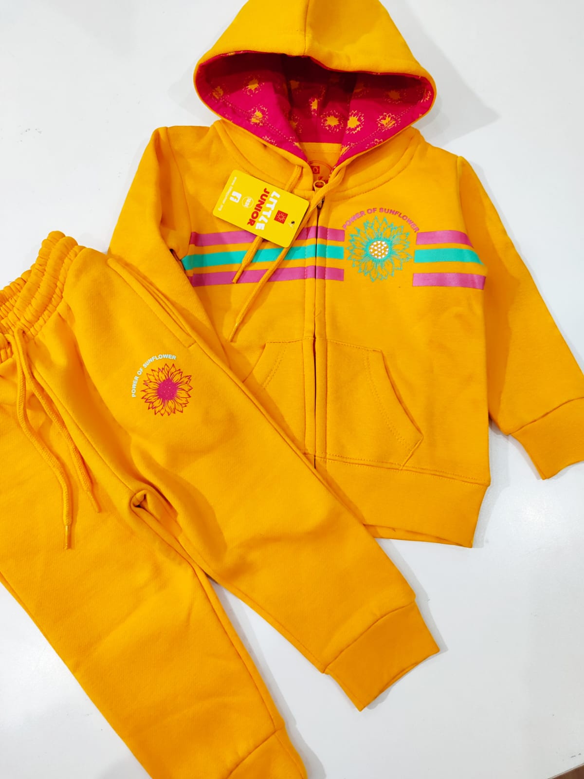 Little Junior Fleece Tracksuit